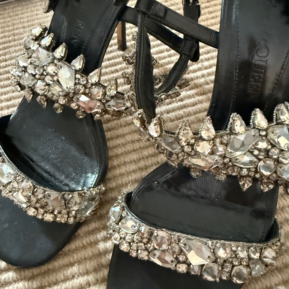The most sparkly sandals ever - Alexander McQueen vintage gem!